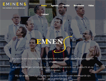 Tablet Screenshot of eminens.be